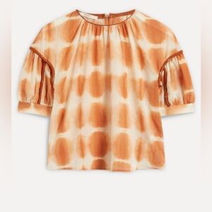 Sessun Aminorte Tie-dye Top In Occitan Sz S 100%Cotton